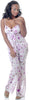 Women's Printed Chiffon Camisole Pajama Set #2081