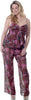Women's Plus Size Printed Chiffon Camisole Pajama Set #2081X