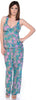 Women's Plus SizePrinted Chiffon Camisole Pajama Set #2103X