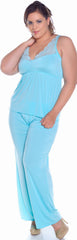 Women's Plus Size Microfiber Camisole Pajama Set #2108X