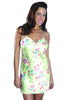 Women's Printed Charmeuse Chemise #256a