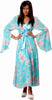 Women's Plain Silky Nightgown and Printed Long Robe Set #60403047/X