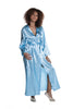 Women's Silky Classic Plus Size Long Kimono Robe #3049X