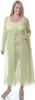 Women's Bridal Chiffon & Lace Nightgown and Long Robe Set #60583059/X