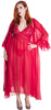 Women's Super Plus Size Chiffon Long Robe #3074XX