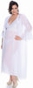 Women's Chiffon Nightgown With G-String And Robe 3 Pieces Set #60753074/X/XX