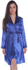 Women's Silky Classic Short Kimono Robe #3078