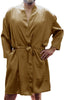 Men's Silky Satin Classic Short Kimono Robe #3079