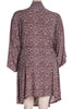 Women's Plus Size Printed Knitted Short Kimono Wrap Robe #3082X/XX