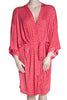 Women's Plus Size Printed Knitted Short Kimono Wrap Robe #3082X/XX