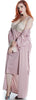 Women's Knitted Lacey Long Kimono Wrap Robe #3083/X/XX