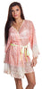 Women's Lace Short Wrap Robe G-String Set #3095