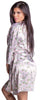 Women's Silky Printed Classic Short Kimono Robe #3097