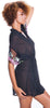 Women's Plus Size Chiffon Short wrap Robe and G-String Set #3099X/XX
