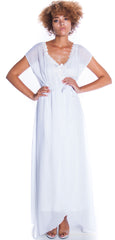 Women's Bridal Chiffon Long Wrap Robe #3109/X