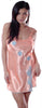 Women's Silky Chemise with Lace #4012