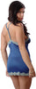 Women's Poly/Spandex Chemise with Lace #4037