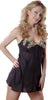 Women's Georgette Chemise with Lace #4044