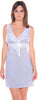Women's Microfibre Chemise with Lace #4054