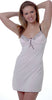 Women's Microfibre Chemise with Lace #4055
