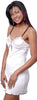 Women's Microfibre Chemise with Lace #4055