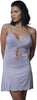 Women's Microfibre Chemise with lace #4067