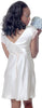 Women's Plus Size Silky Chemise with Lace #4088X (1x-6x)