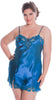 Women's Plus Size Silky Chemise with Lace #4096X (1x-6x)