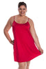 Women's Plus Plus Size Knitted Micro Fiber Basic Chemise #4118XX