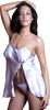 Women's charmeuse Babydoll with G-string #5043