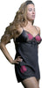 Women's Georgette Babydoll with G-string #5102