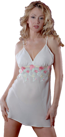 Women's Georgette Babydoll with G-string #5127