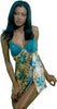 Women's Printed Charmeuse Babydoll with G-string #5132