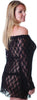 Women's Plus Size Stretch Lace Babydoll/Mini Dress with Thong #5181x (1x-6x)