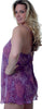 Women's Plus Size Printed Chiffon Babydoll with G-string #5221x (1x-6x)