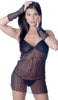 Women's Sequined Mesh Babydoll with G-String #5224