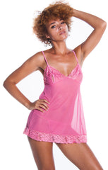Women's Mesh Babydoll with G-String #5226