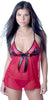 Women's Heart Mesh Babydoll with G-String #5228