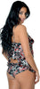 Women's Printed Charmeuse Babydoll with Hipster Panty #5234