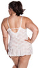 Women's Plus Size Lace Babydoll with G-String #5252x (1x-3x)