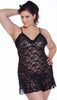 Women's Plus Size Lace Babydoll with G-String #5252x (1x-3x)