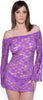 Women's Stretch Lace Babydoll/Mini Dress with Thong #5260