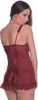 Women's Burnout Mesh Babydoll with G-String #5261