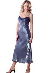 Women's Iridescent Gown with Lace #537f