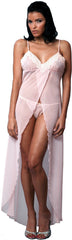Women's Plus Size Chiffon Nightgown with Panty Set #6004X