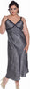 Women's Silky Nightgown With Venice Lace And Long Robe Set #60103049/X/XX