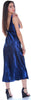 Women's Silky Venice Lace Nightgown with Lace #60250 (S, Navy)