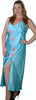 Women's Plain Silky Nightgown and Printed Long Robe Set #60403047/X