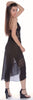 Women's Plus Size Georgette Deep-V Nightgown With Embroidered lace #6046X