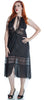 Women's Plus Size Georgette Deep-V Nightgown With Embroidered lace #6046X